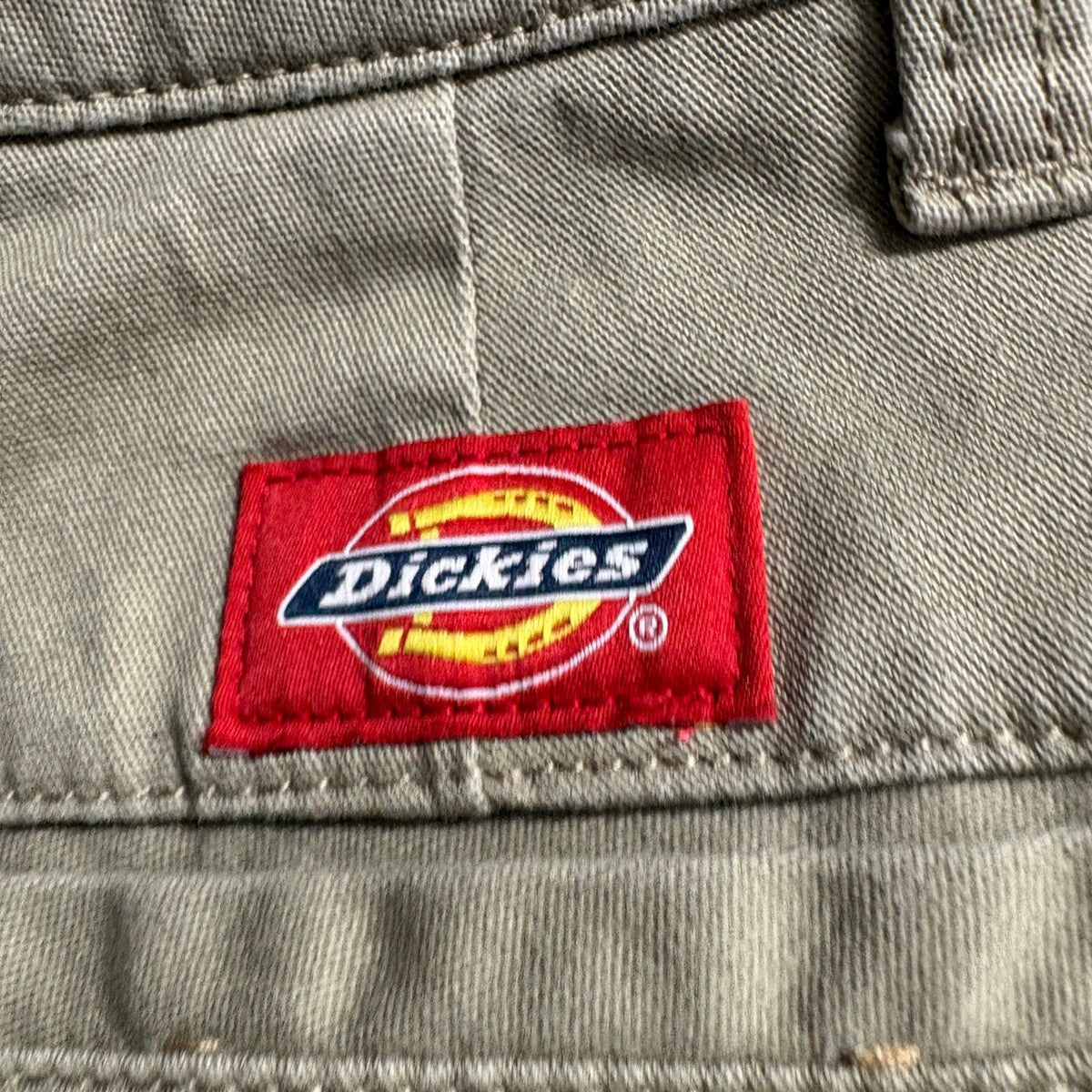 Dickies Girl Chino Pants Womens 0/24 Khaki Beige Stretch Slim Straight Workwear
