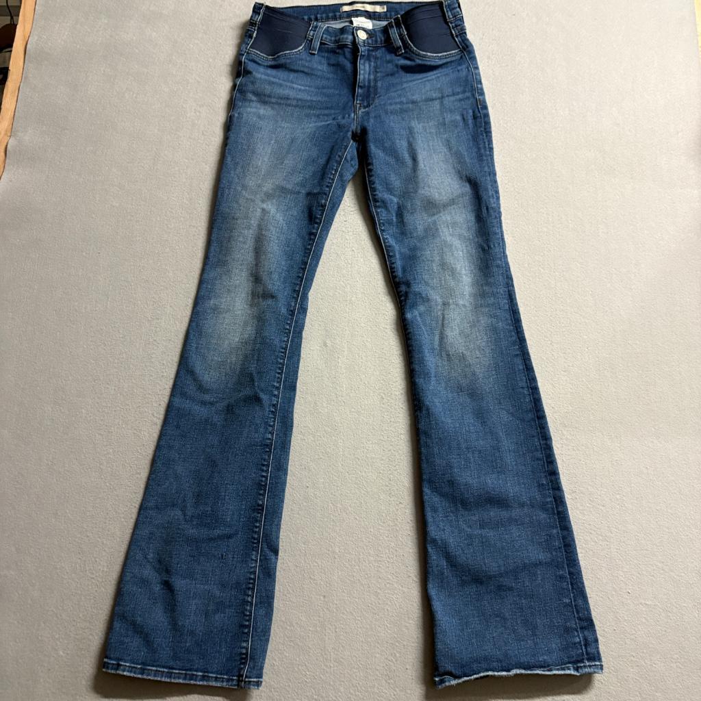 Hudson Nico BSU Maternity Jeans Womens Size 29 Blue Denim Bootcut Elastic Panels