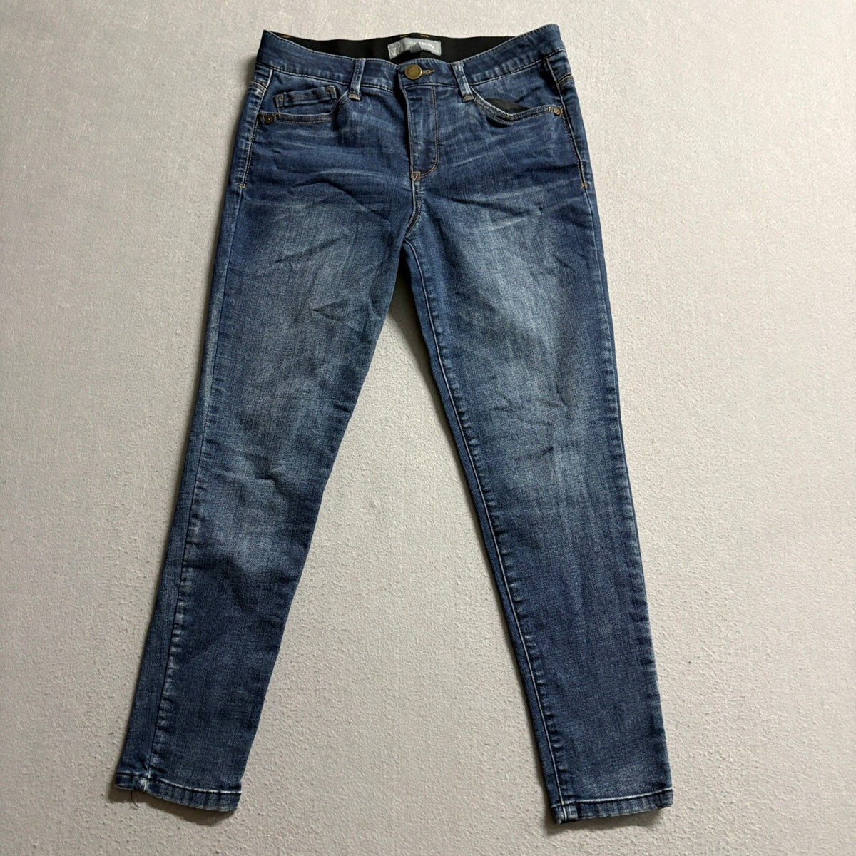 Wit & Wisdom Ab-solution Skinny Jeans Womens 4P Blue Ankle Stretch Denim