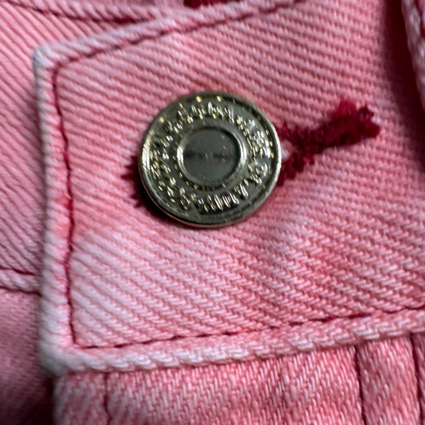 Scotch & Soda Amsterdams Blauw Pink Jeans Womens 26/32 Straight Leg Cotton Denim