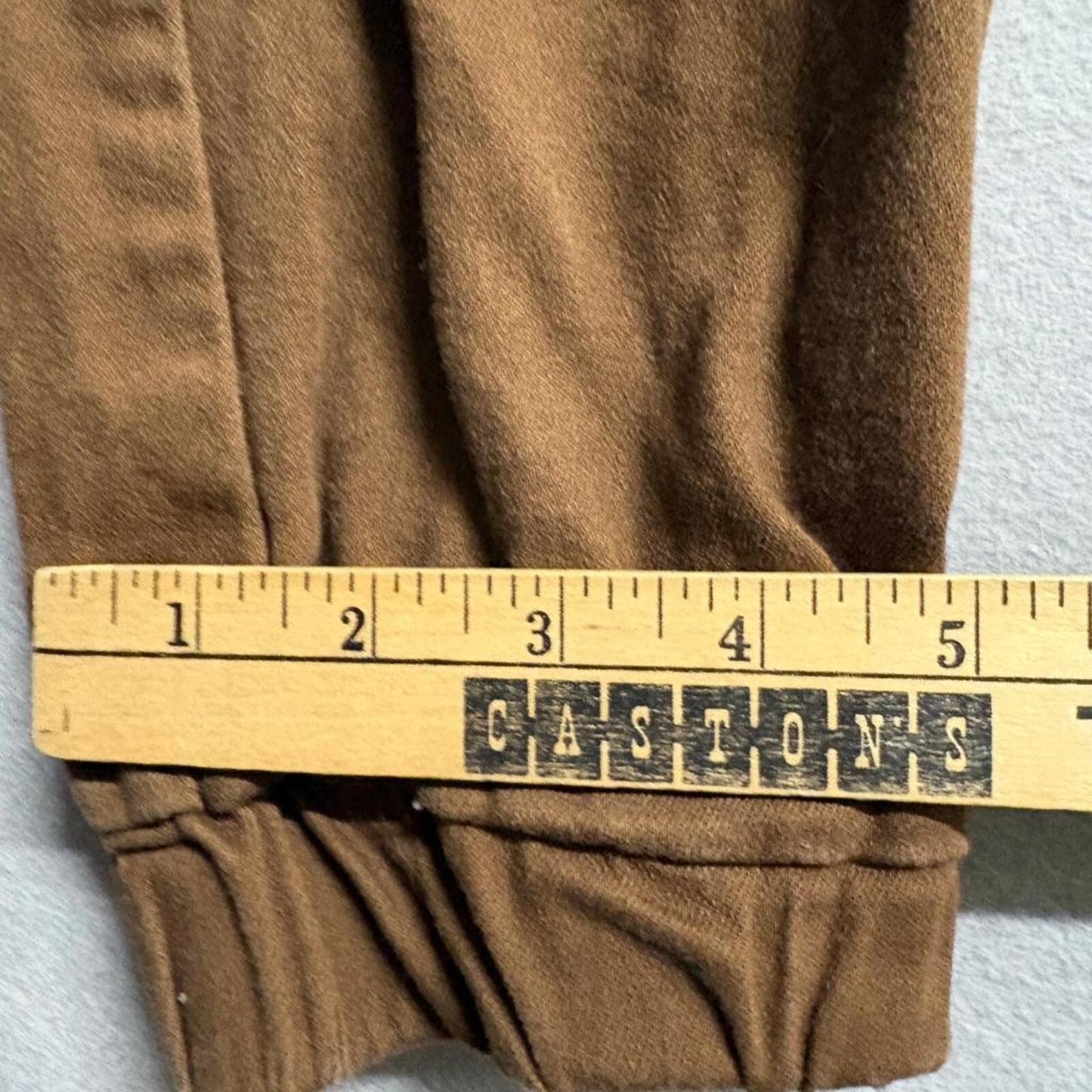 American Bazi Womens Cargo Jogger Pants Size S Brown High Rise Utility Stretch