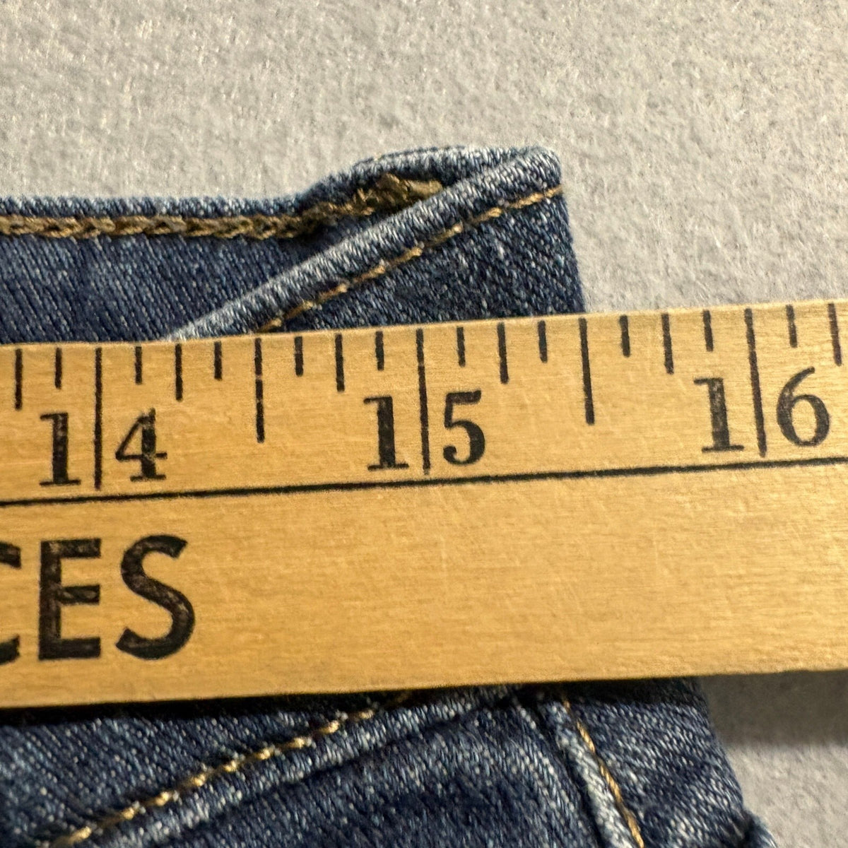 Lee Flare Leg Jeans Womens 12 Short Blue Denim Stretch Mid Rise High Rise