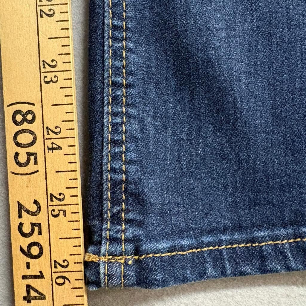 Democracy Absolution Bootcut Jeans Womens 12P Blue Stretch Denim Petite