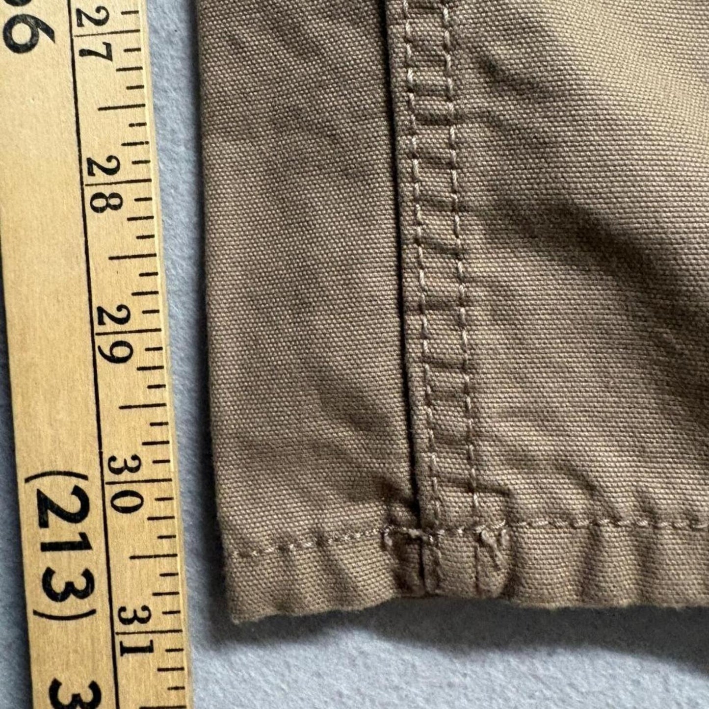 Blue Mountain Carpenter Pants Mens 30x32 Brown Cotton Canvas Workwear Utility