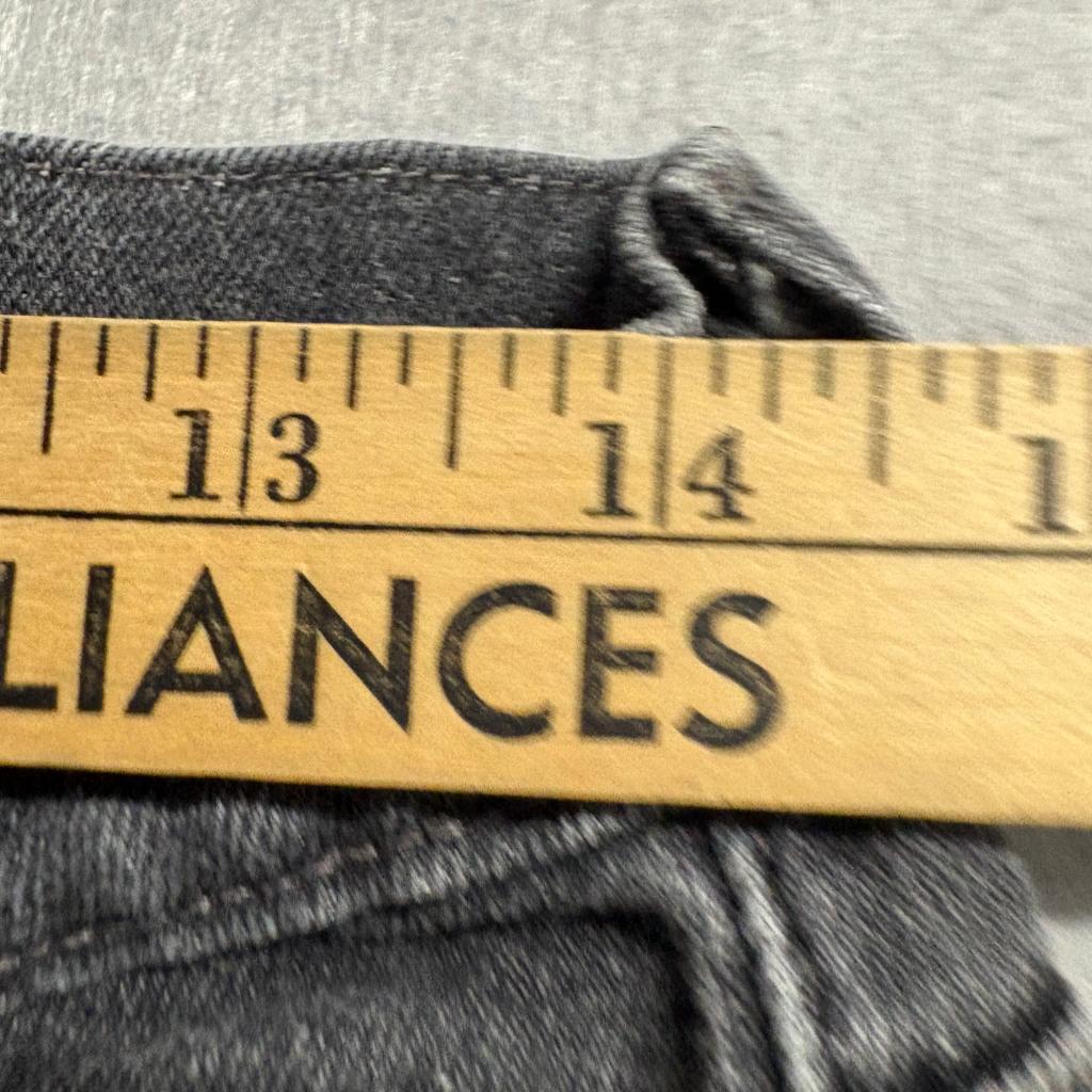 Levis 505 Regular Fit Jeans Mens 31x34 Gray Denim Stretch Straight Leg Pants