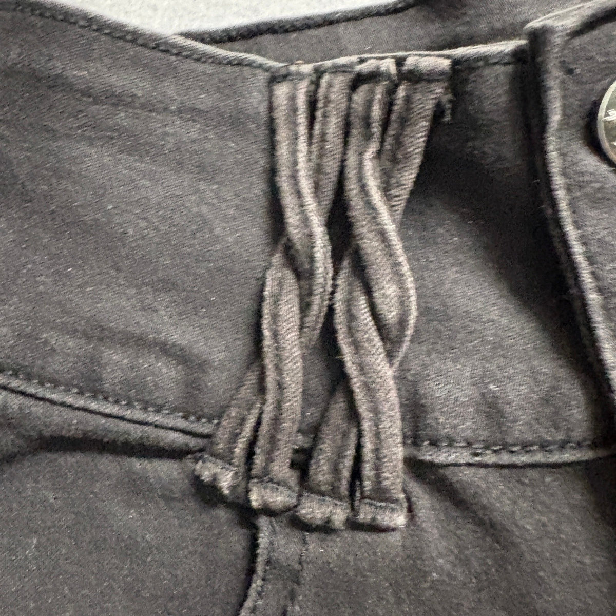 All Americana Jeans Womens Size 0 Waist 22 Black High Rise Skinny Stretch Denim
