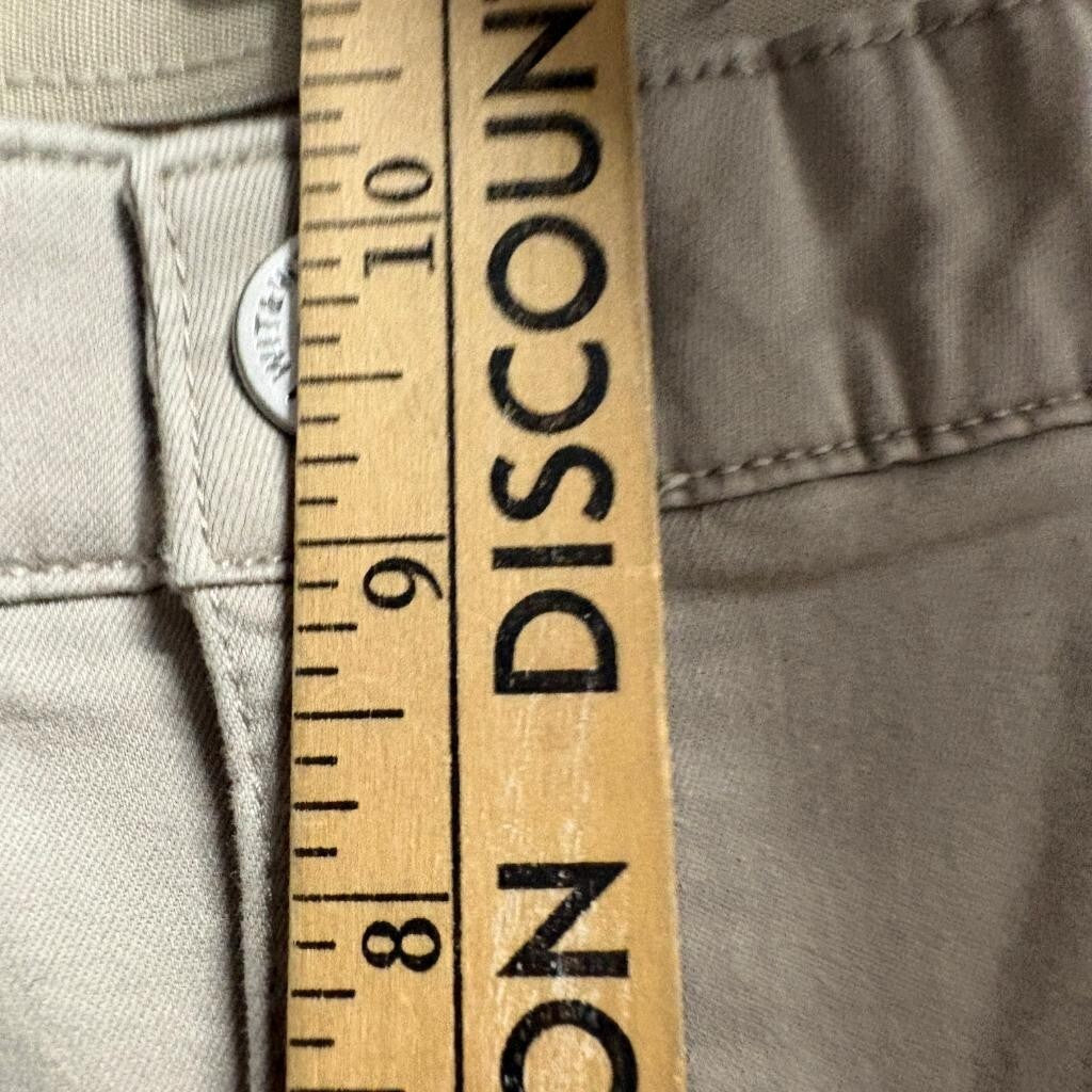 Wit & Wisdom Ab-solution Straight Leg Jeans Womens Size 12 Khaki Tan Stretch
