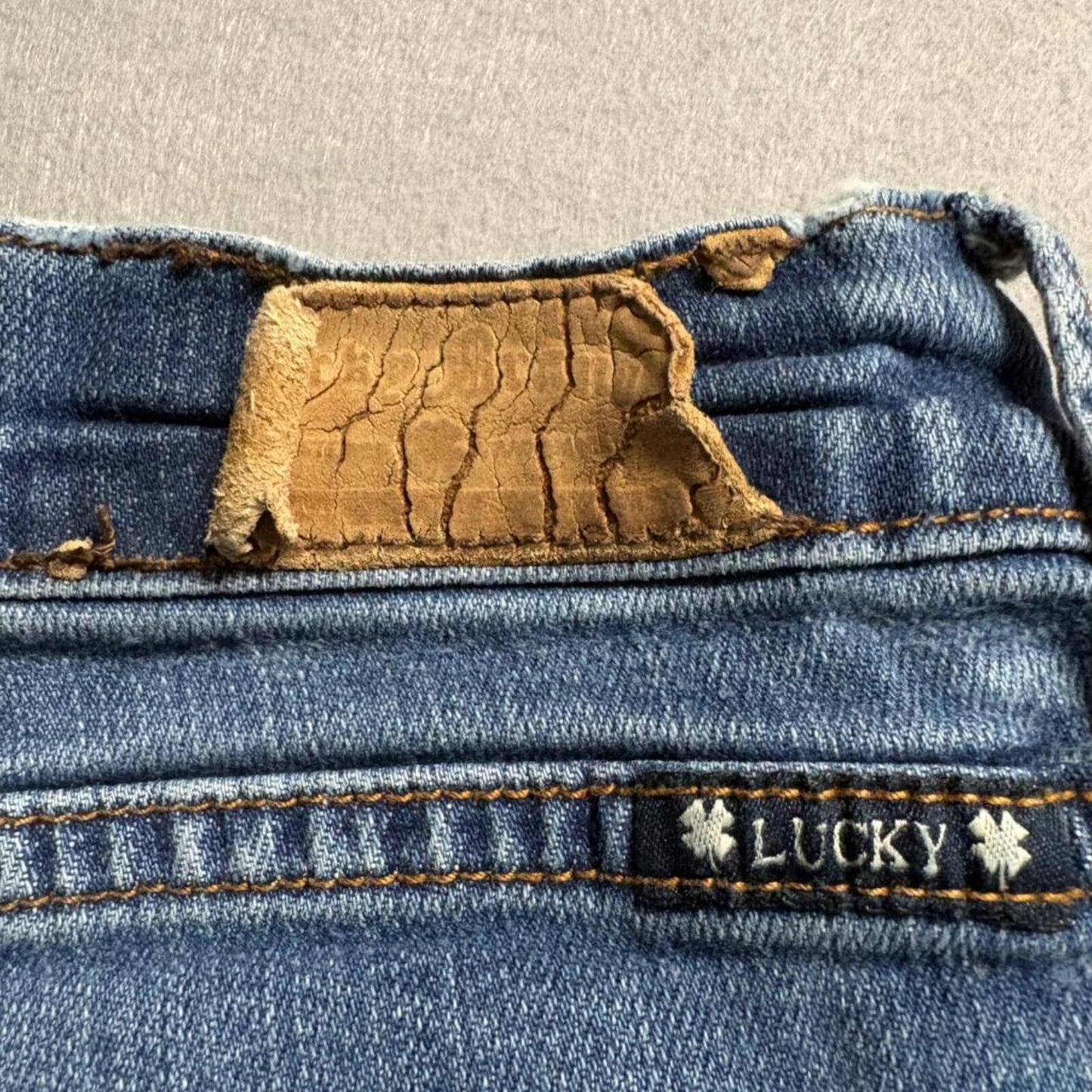 Lucky Brand Sofia Straight Jeans Womens Size 8 29 Regular Blue Denim Mid Rise