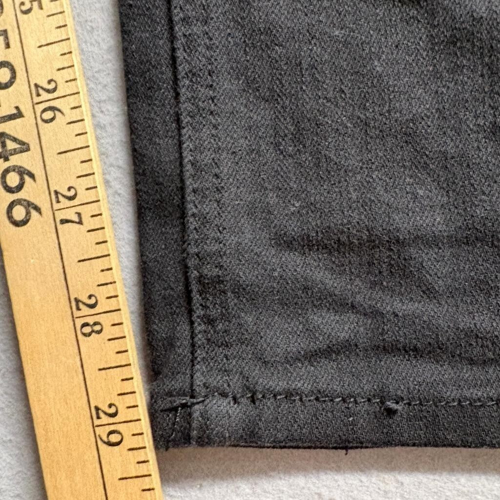 Empyre Verge Mens Black Distressed Ripped Skinny Jeans Size 34x28