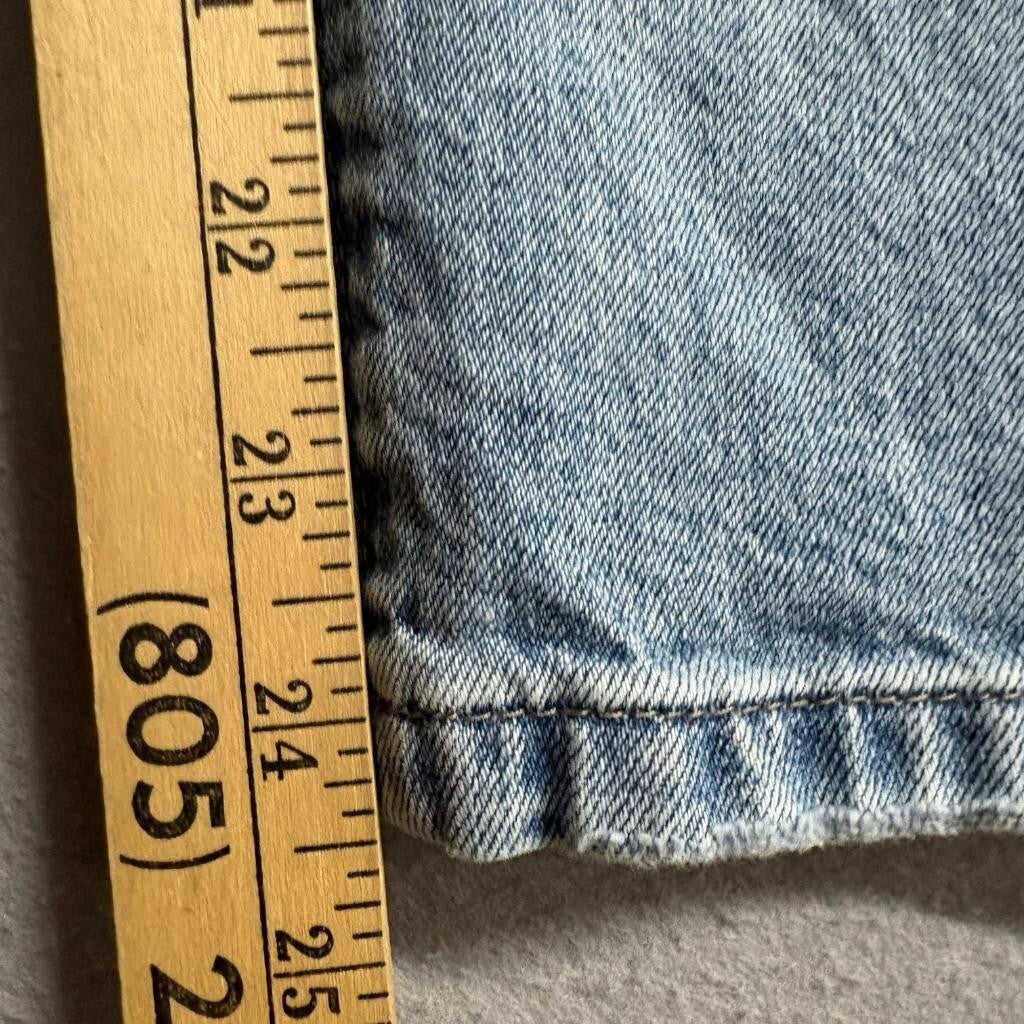 Pistola Distressed Straight Leg Jeans Womens Size 25 Blue Denim Ripped