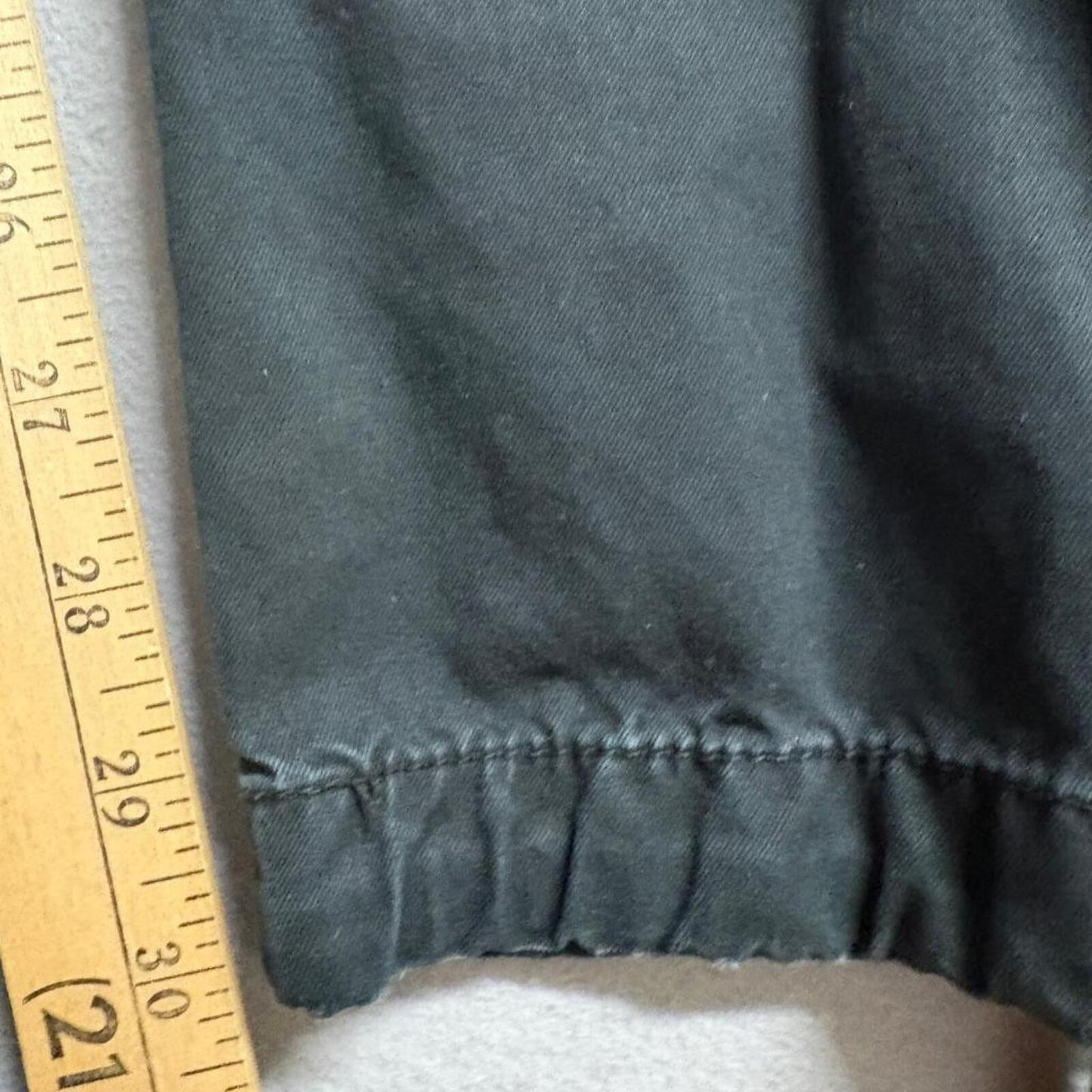 Matchstick Mens Cargo Pants Size 38 Black Cotton Multi Pocket Tactical Utility