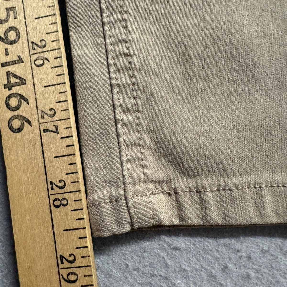 Dickies Girl Skinny Pants Womens 0/24 Khaki Beige Stretch Rayon Blend Casual