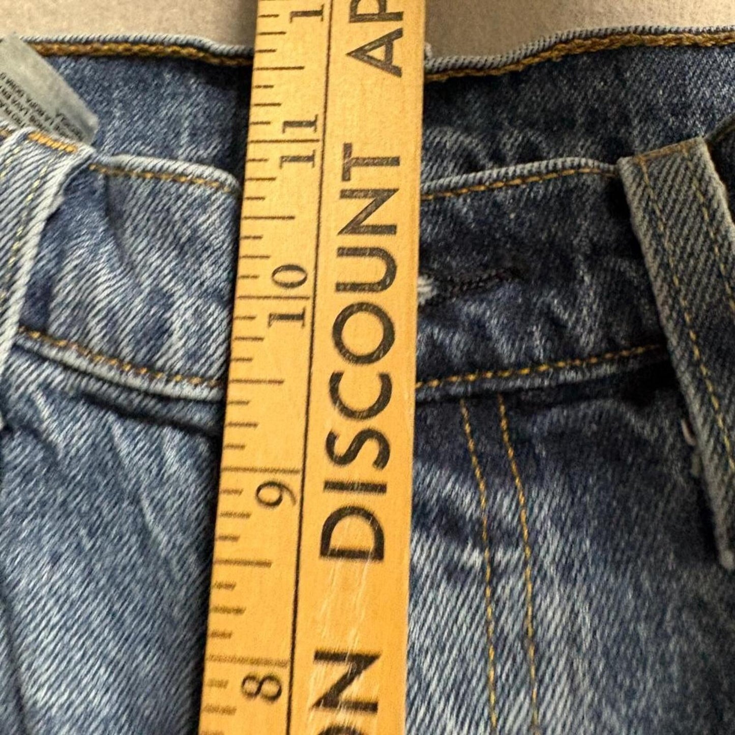 Levis 501 Original Fit Jeans Mens W29 L28 Blue Denim Button Fly Waterless