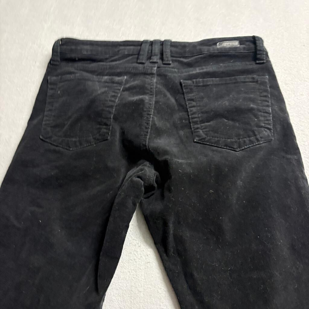 Kut from the Kloth Corduroy Pants Womens Size 6 Black Stretch Bootcut Flare