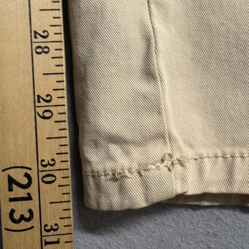 Bershka Cargo Pants Womens Size 6 Beige Medium Rise Straight Leg Utility Y2K