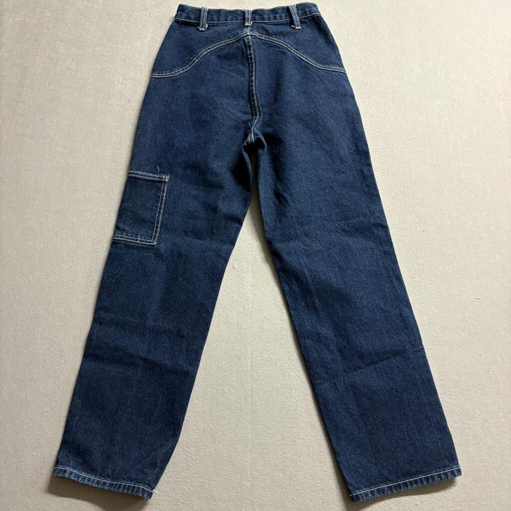 John Galt Brandy Melville Double Knee Carpenter Jeans Womens Small Blue Denim