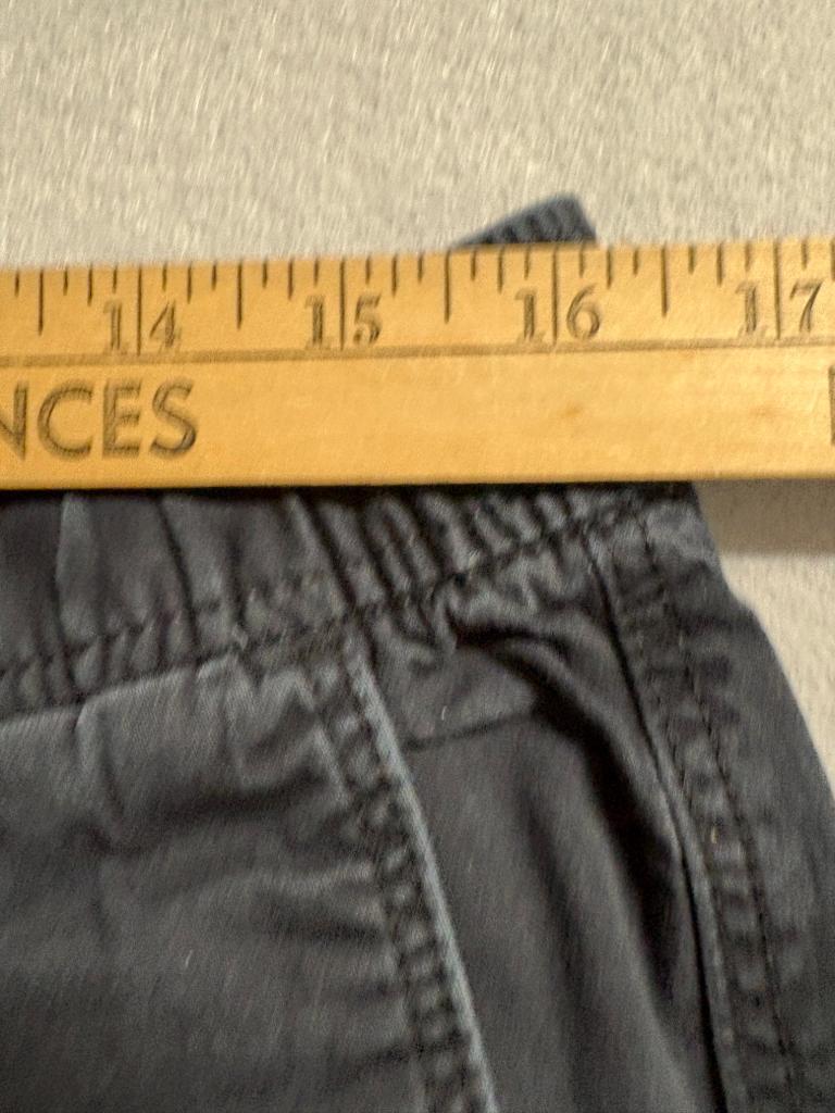 H&M Relaxed Fit Cargo Pants Mens Medium Gray Cotton Blend Drawstring Jogger