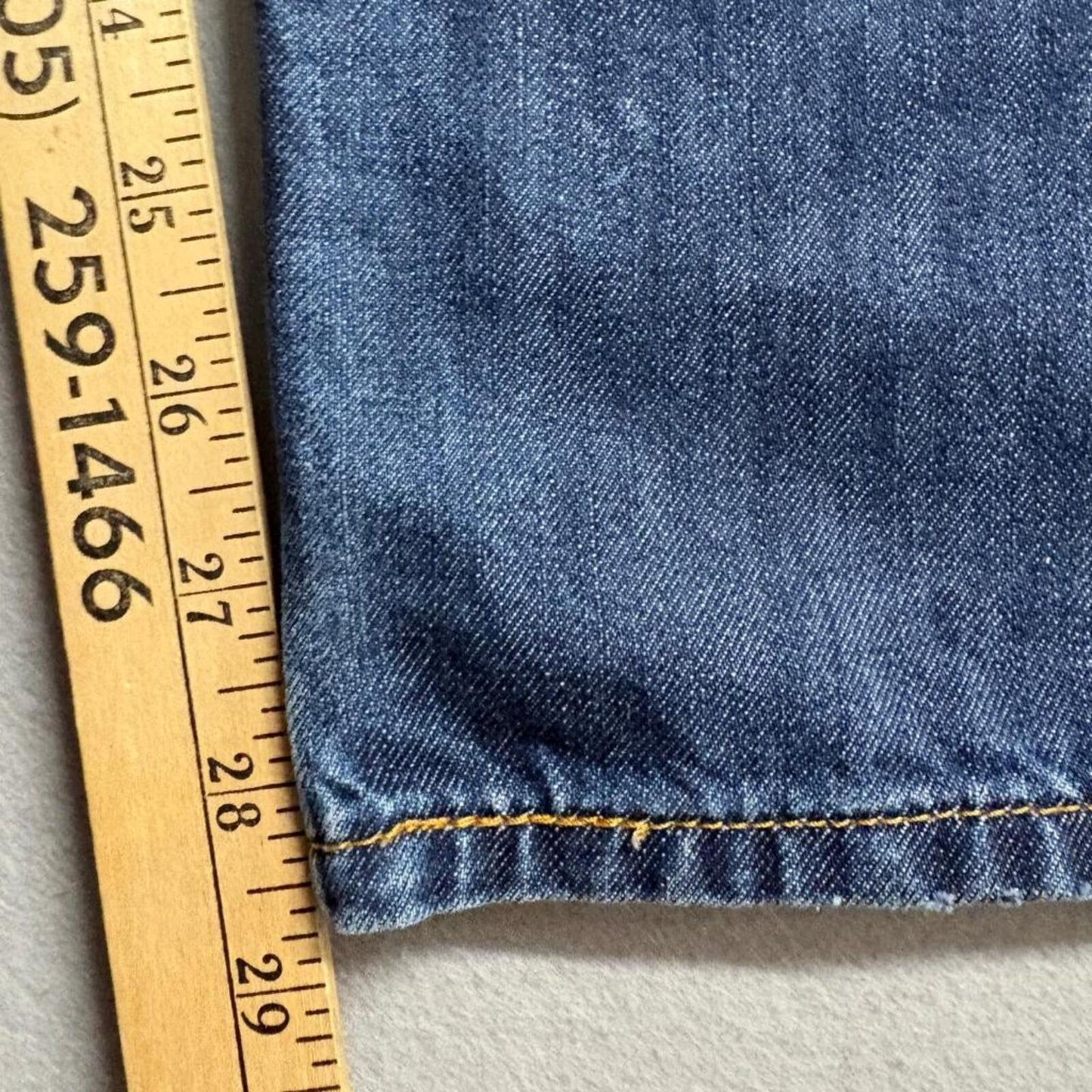 Levis 969 Jeans Mens 36x30 Blue Denim Straight Leg Workwear Casual