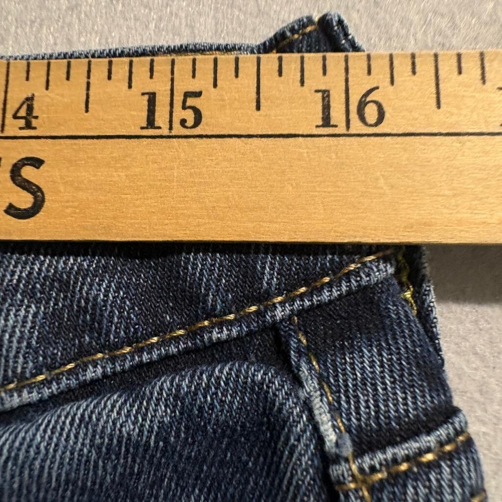 Levis 512 Slim Taper Jeans Mens 32x32 Blue Denim Stretch Water Less Distressed