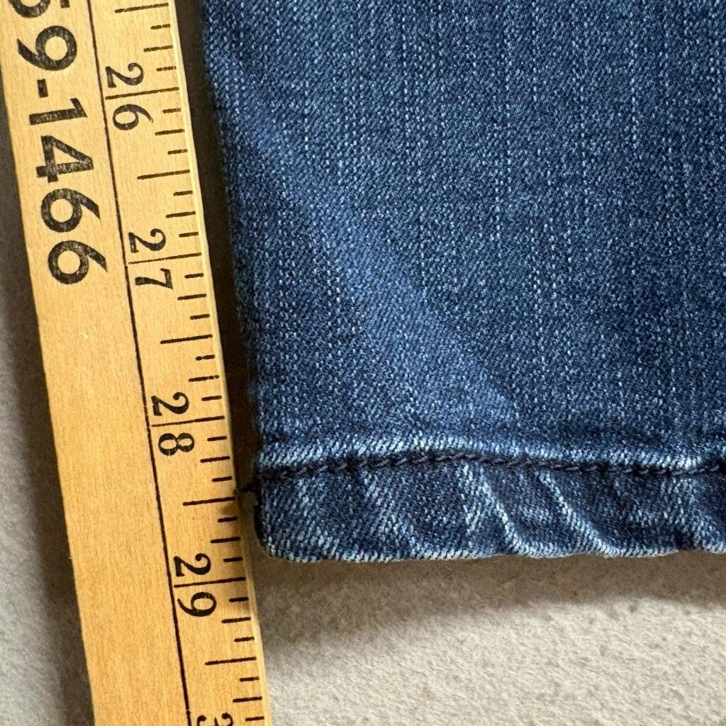 Gloria Vanderbilt Amanda Skinny Jeans Womens 16 Average Blue Denim Stretch
