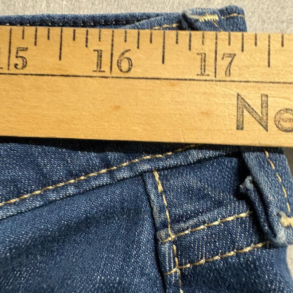 Signature by Levi Strauss Co Womens 16 Mid Rise Bootcut Jeans Blue Stretch W33