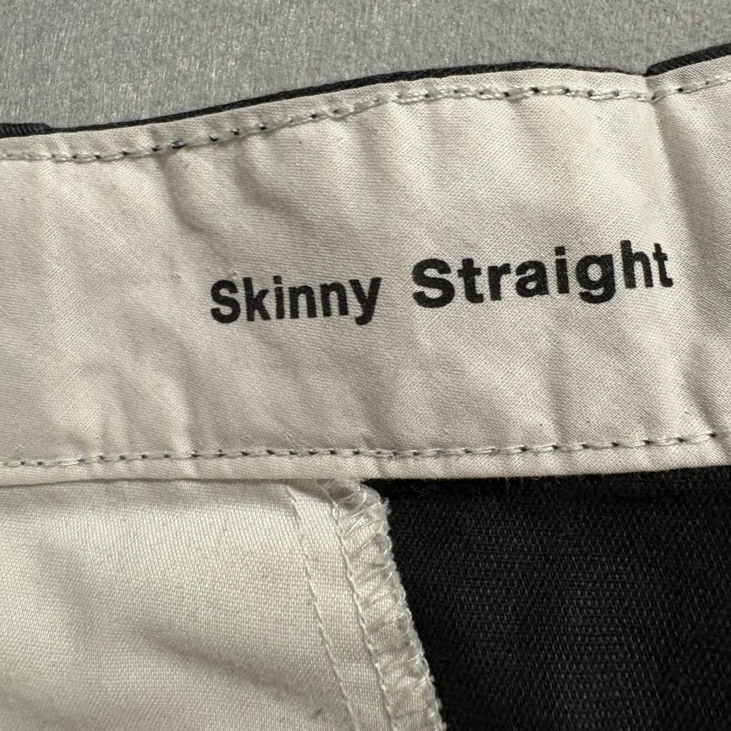Dickies Skinny Straight Double Knee Pants Mens 31x30 Black Workwear WP811BK