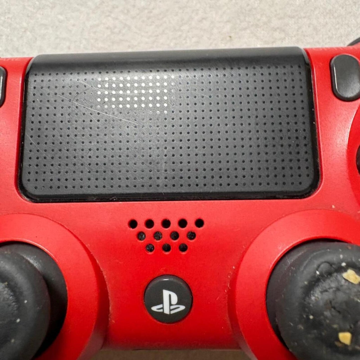 Sony DualShock 4 Wireless Controller PS4 Magma Red CUH-ZCT2U Worn Right