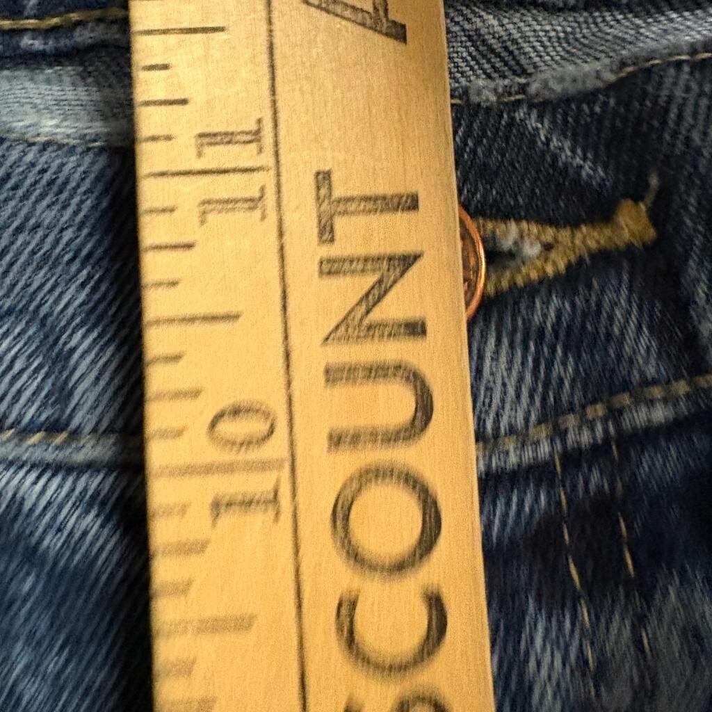 Wrangler Premium Quality Jeans Mens 36x34 Blue Denim Comfort Stretch Straight