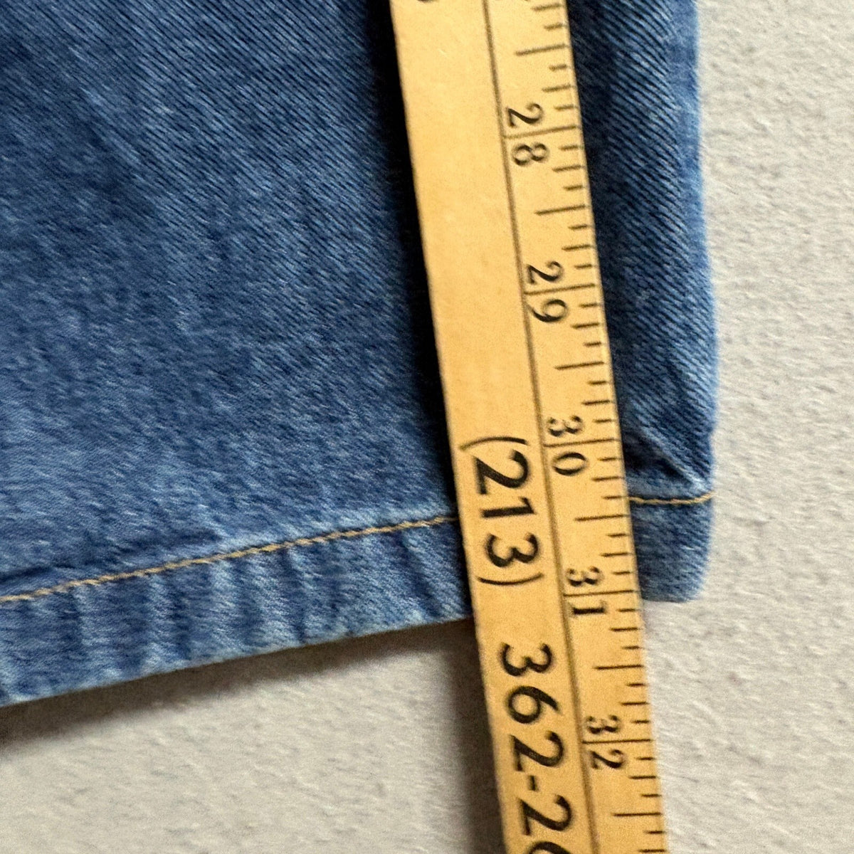 Woman Within Crop Jeans Womens Plus 16W Blue Denim Elastic Waist Capris