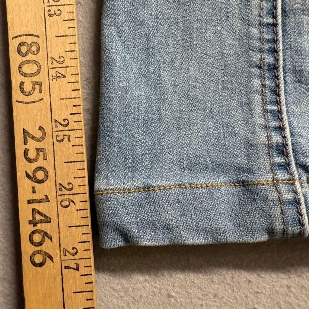 Vanilla Star Flare Jeans Womens Size 3 Blue Denim High Rise Front Seam Stretch
