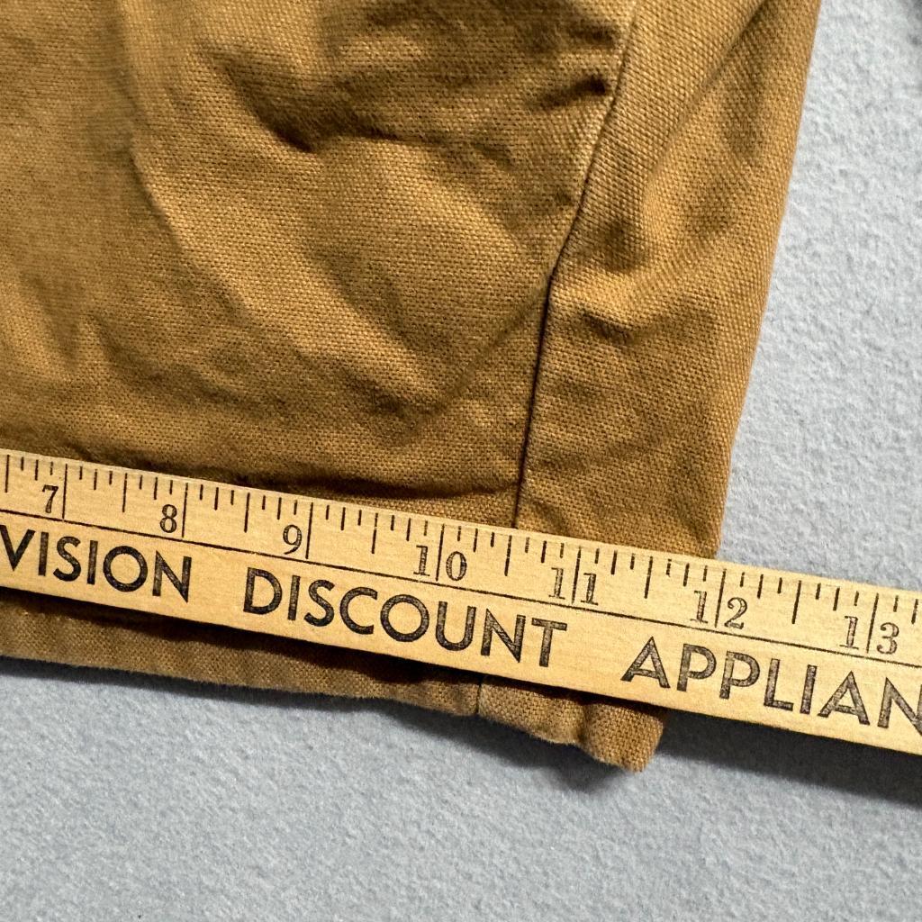 Genuine Dickies Mens Carpenter Shorts Size 44 Brown Cotton Blend Utility Work