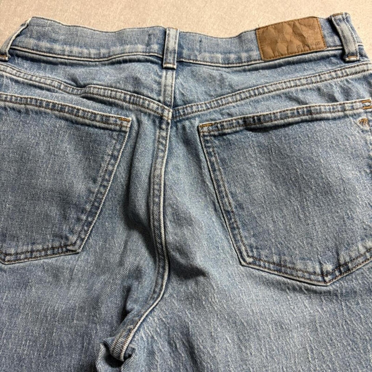 Madewell The 90s Straight Jeans Womens Size 28 Medium Wash Blue Denim