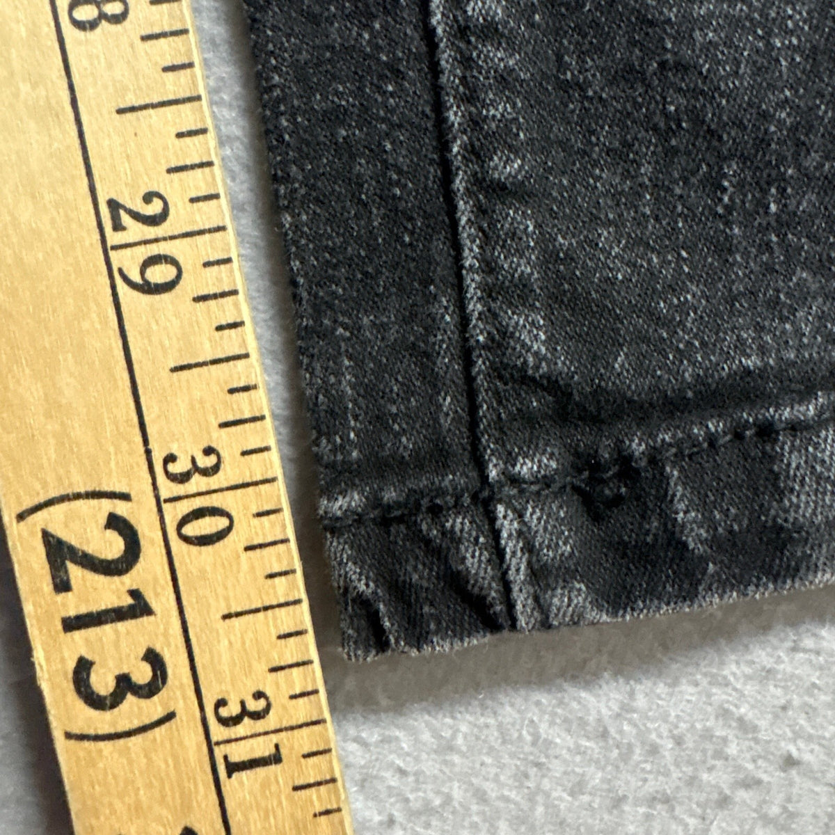 Blue Asphalt Womens Skinny Jeans Size 3 Regular Black Acid Wash Stretch Denim