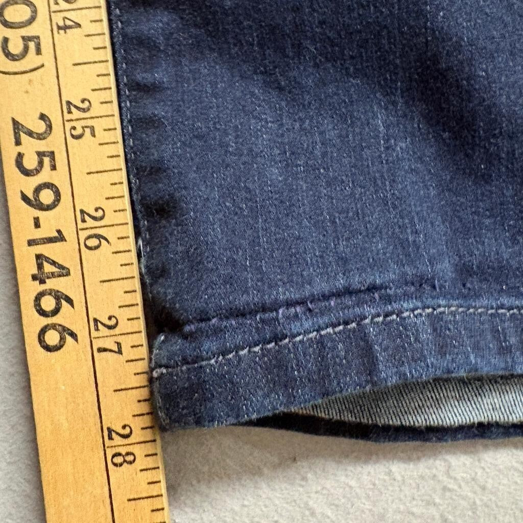 Buffalo David Bitton Alyssa Jeans Womens 10/30 High Rise Straight Leg Blue
