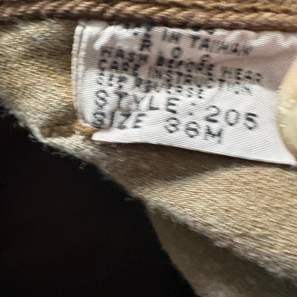 Roglins Vintage 90s Brown Denim Jeans Womens Size 36M High Rise Straight Leg