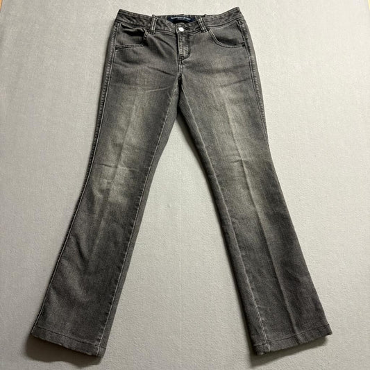 Giordano Blues Skinny Fit Jeans Womens 27 Gray Denim Low Rise Stretch Pants