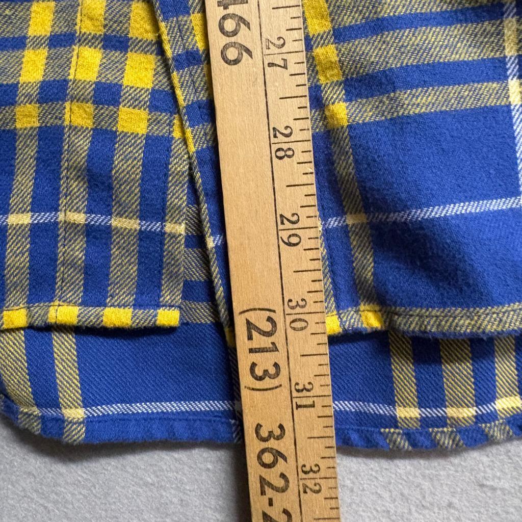 Los Angeles Rams NFL Team Apparel Womens Flannel Sleepwear Shirt Large Blue