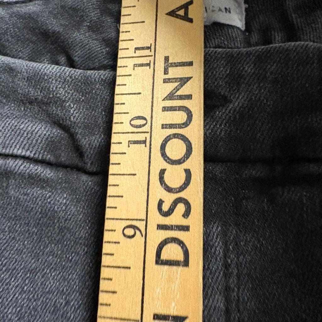 Good American Good Legs Flare Jeans Womens 6/28 Black High Rise Stretch Denim