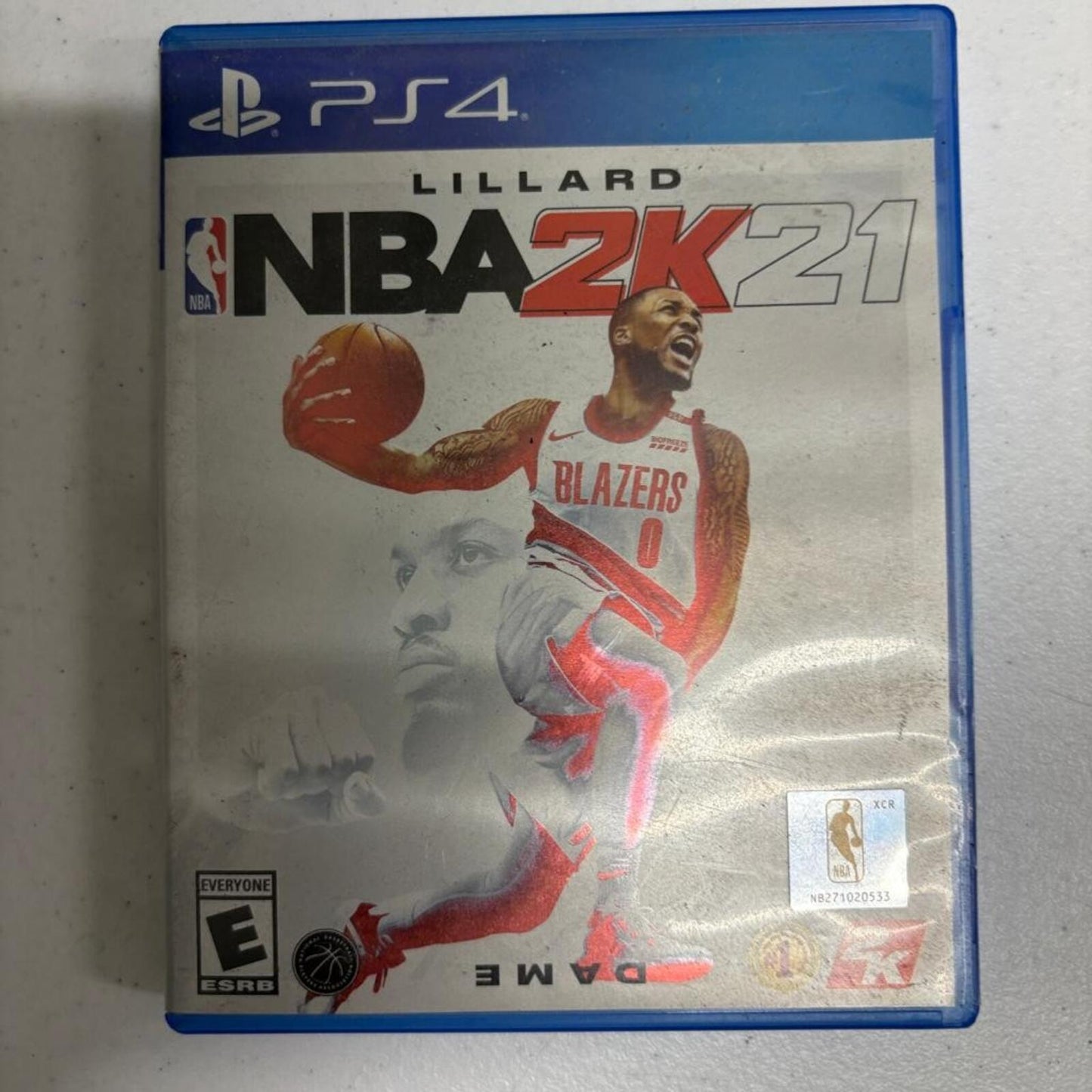 NBA 2K21 PS4 PlayStation 4 Game Damian Lillard Cover