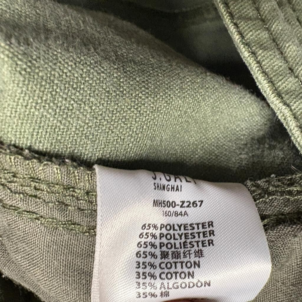 J. Galt Brandy Melville Cargo Pants Womens Small Green Wide Leg Utility Y2K