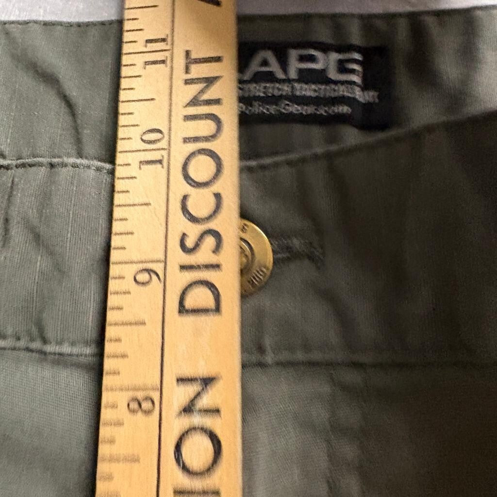 LA Gear Battle-Rattle Stretch Tactical Pants Mens 40x32 Green Cargo