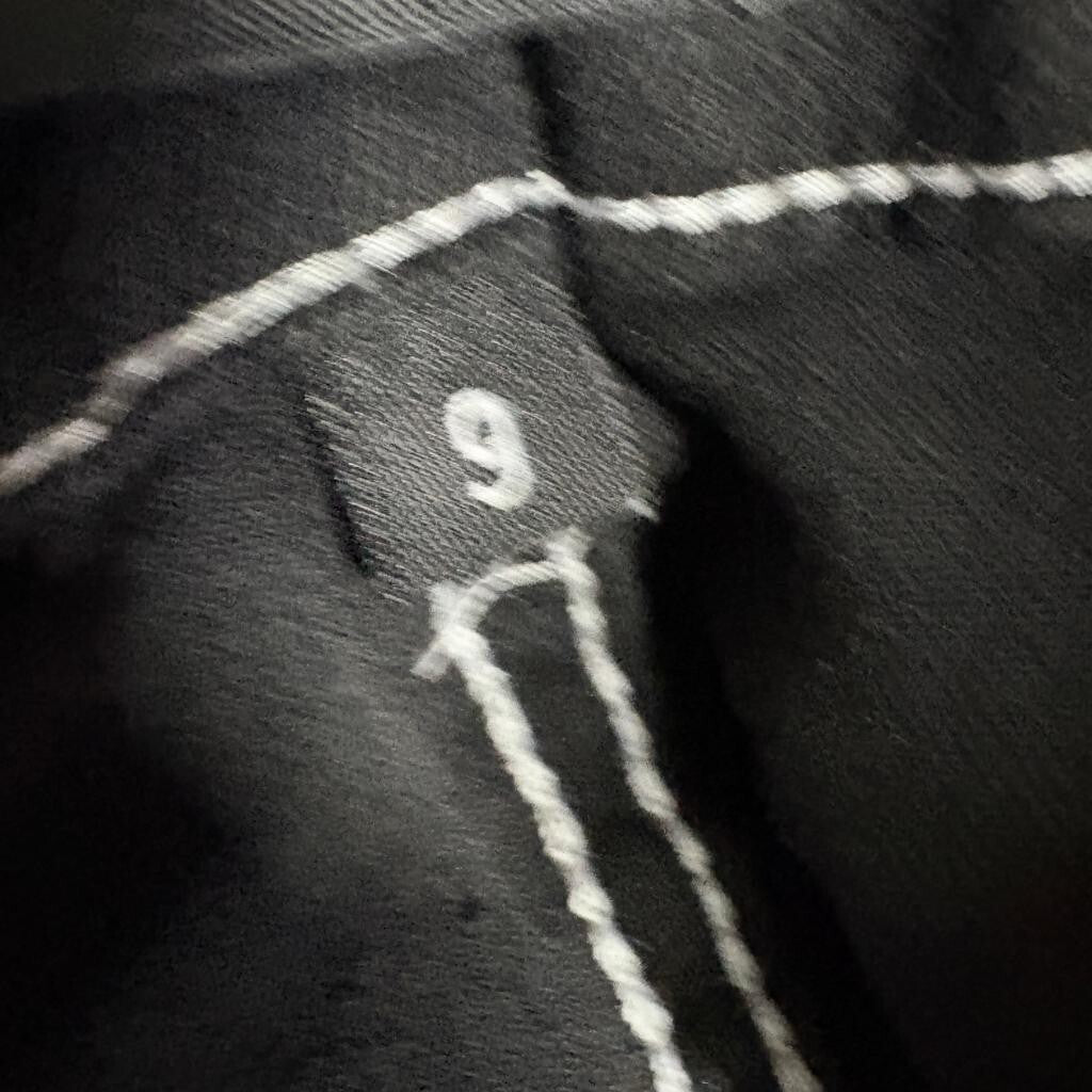Between Us Black Cargo Pants Womens Size 9 Contrast Stitch High Rise Utility