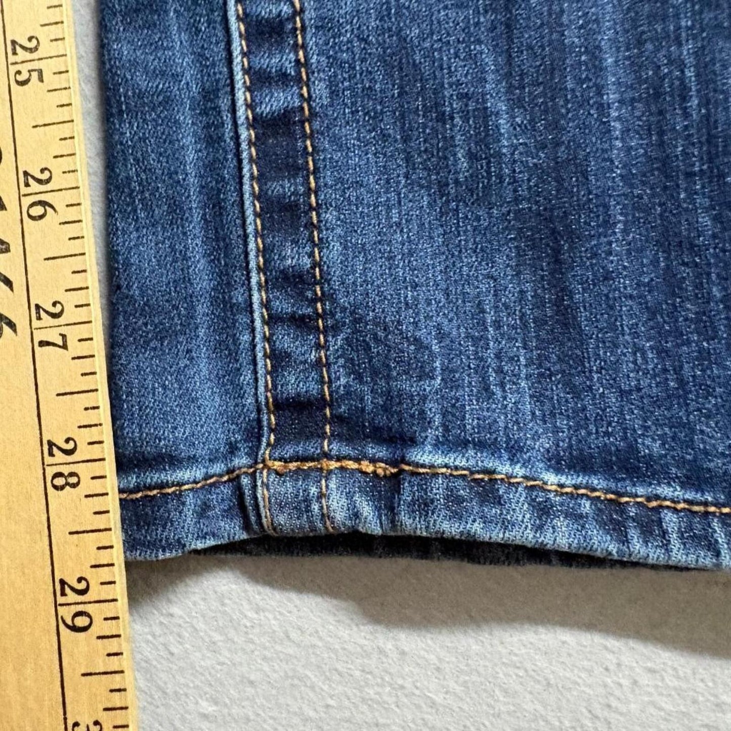 Seven7 Jeans Womens Size 16 Skinny Blue Denim Stretch Medium Wash
