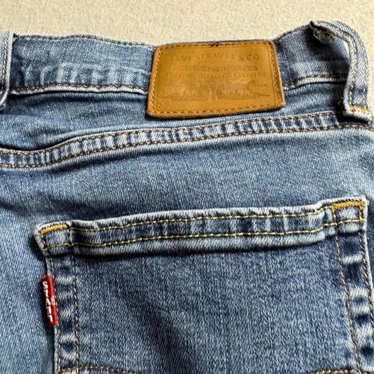 Levi's Premium 724 High Rise Straight Jeans Womens Size 29 Medium Wash Denim