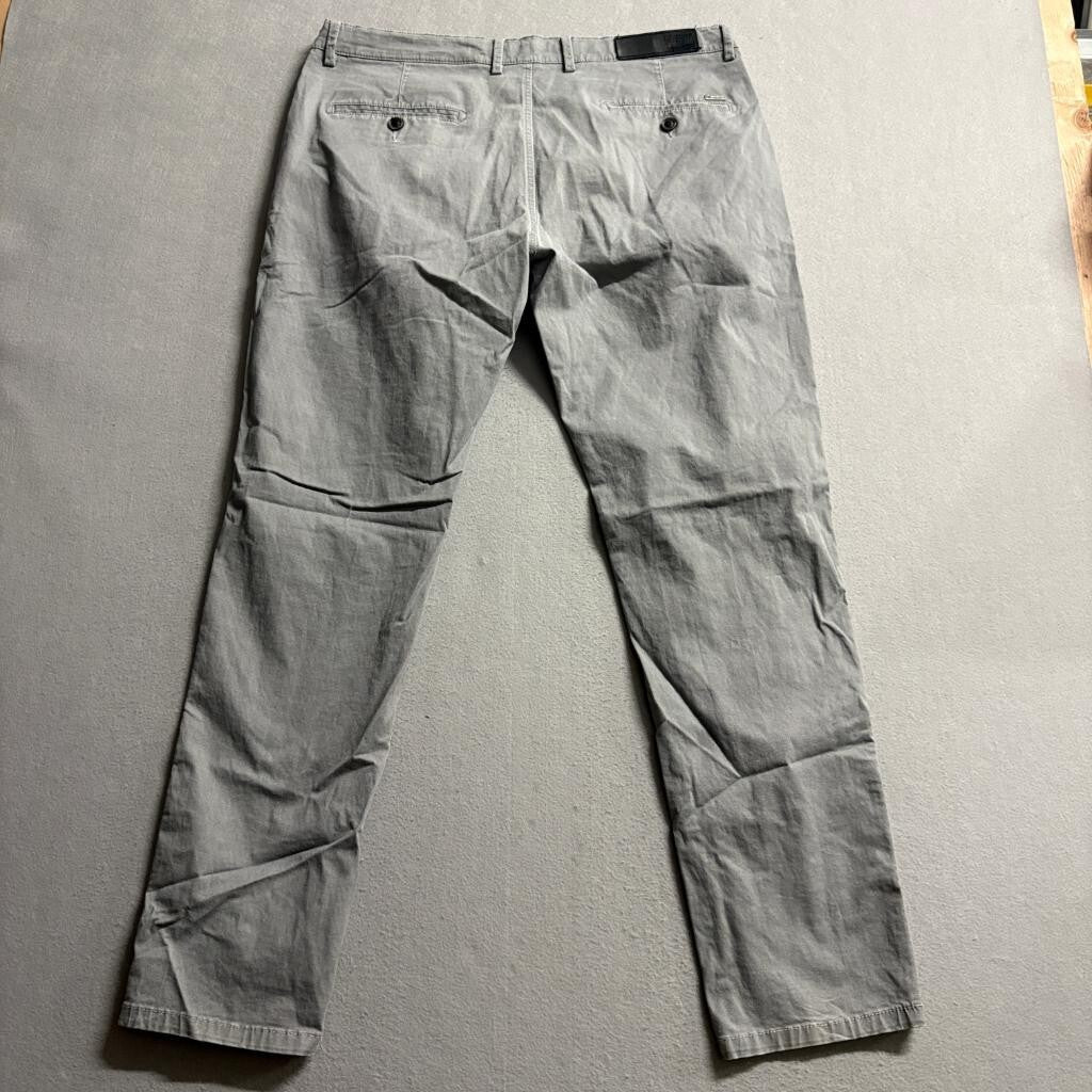 Cultura Chino Pants Mens 36x32 Gray Cotton Blend Stretch Flat Front Casual