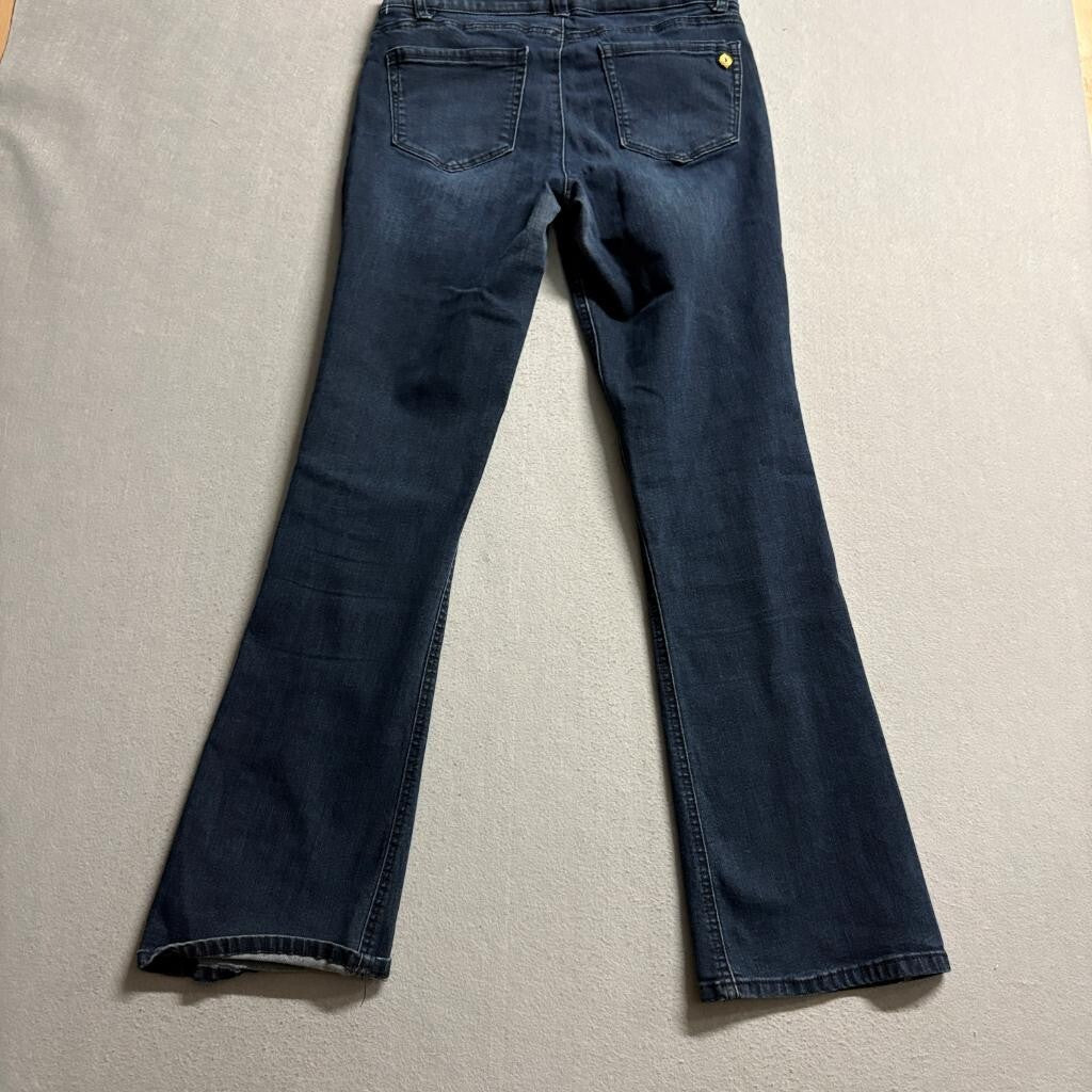 Democracy Ab Solution Bootcut Jeans Womens Size 8 Blue Denim Stretch