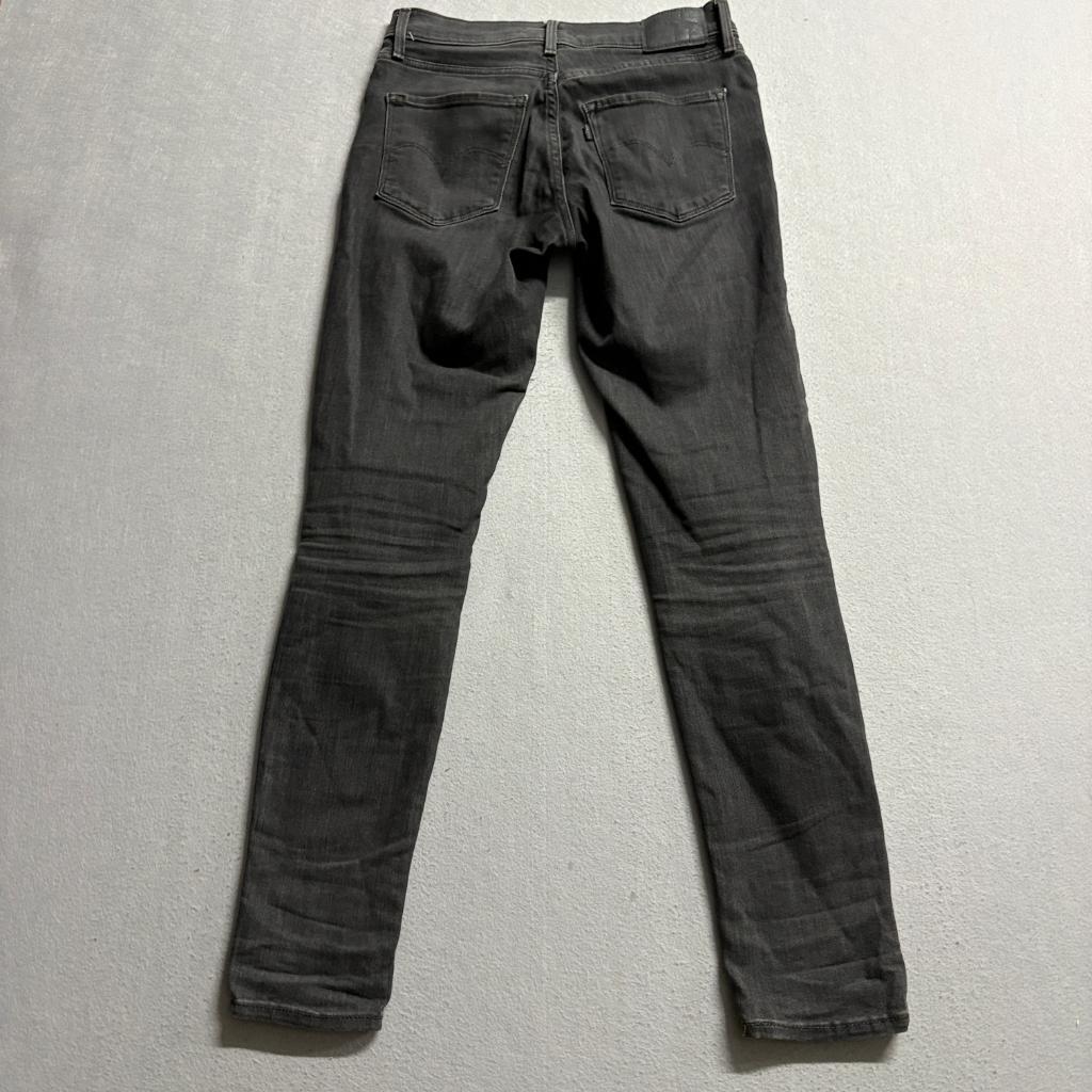 Levis 311 Shaping Skinny Jeans Womens 26 Gray Denim Stretch Mid Rise