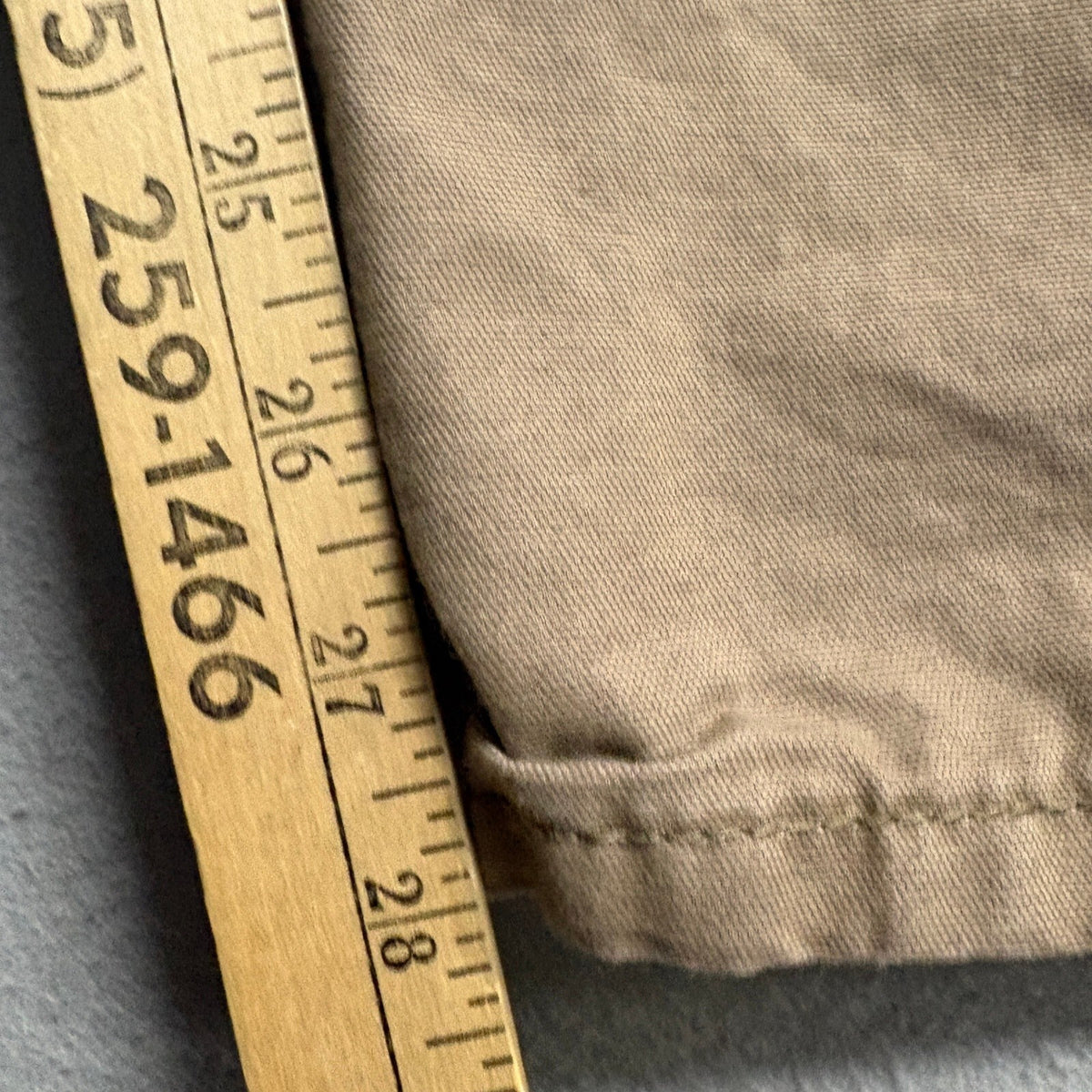 Blue Mountain Mens Work Pants 40x30 Tan Brown Canvas 100% Cotton Five Pocket