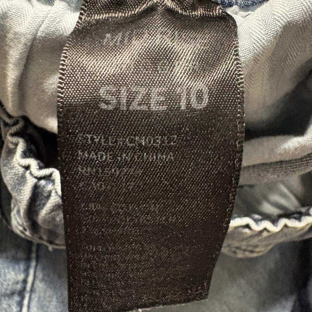 Copper Key Denim Joggers Girls Size 10 Blue Elastic Waist Drawstring Jeans