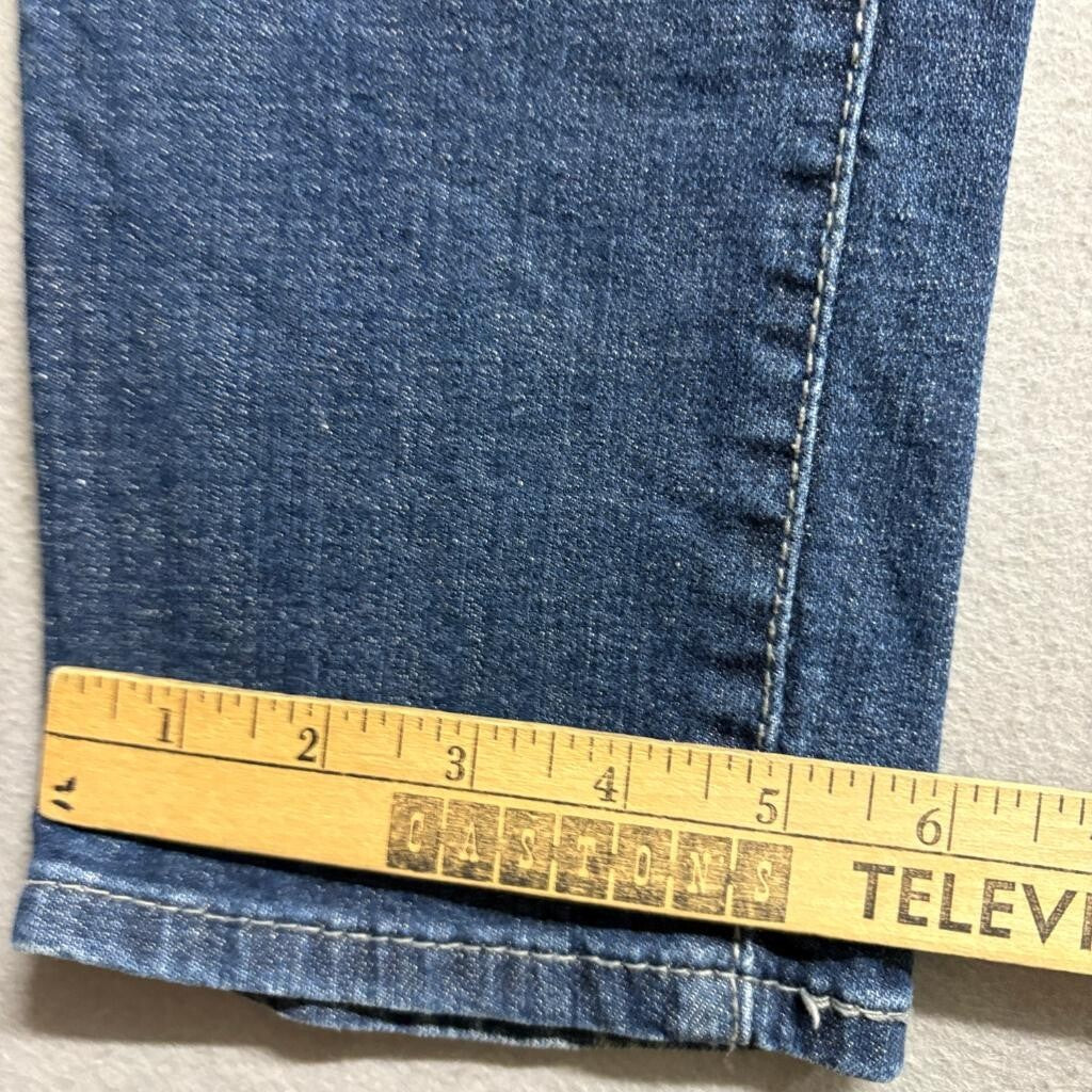 Levis 529 Curvy Skinny Leg Jeans Womens 6M W28 L32 Blue Denim Double Button